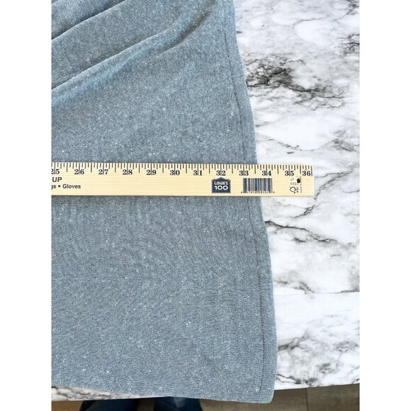 Eileen Fisher Open Front Long Cardigan Linen‎ Blend Size M/L? Blue Short Sleeve - Picture 6 of 6